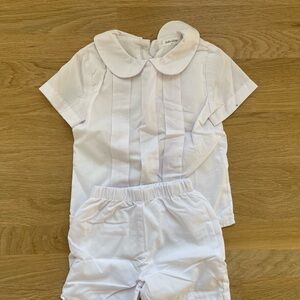 White ring bearer outfit